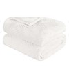Diamond Flannel Embossed Fleece Blanket by Blue Nile Mills - 4 of 4