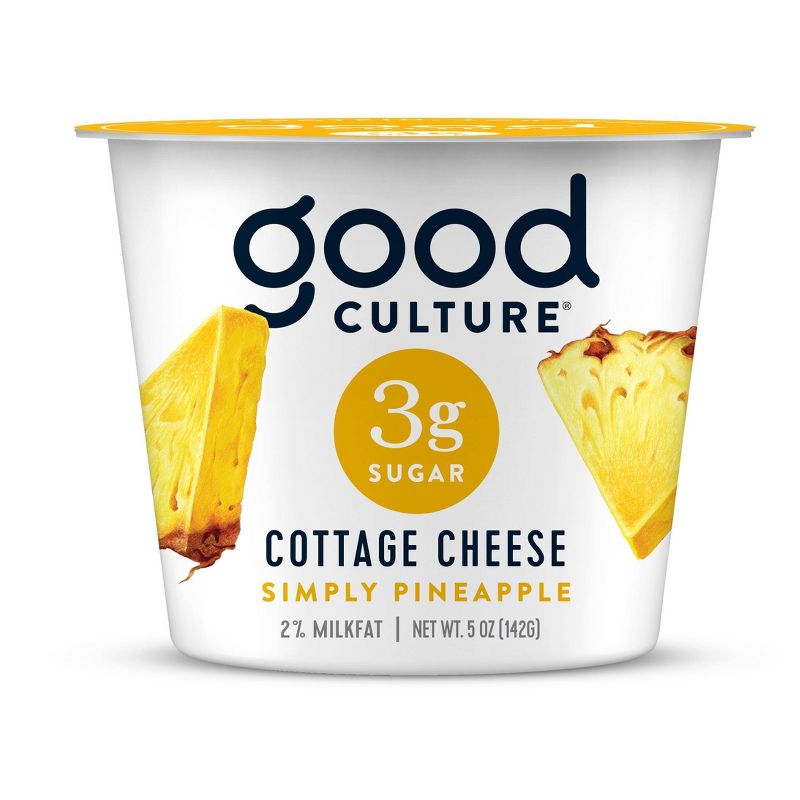 Good Culture Pineapple 3g Sugar Cottage Cheese - 5oz, 1 of 6