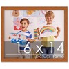 PosterPalooza | Slim Profile Brown Picture Frame - UV Acrylic, Backing Board, Hanging Hardware Included - 2 of 4
