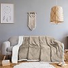 Tirrinia Queen Size Fleece Bed Blanket, Large Fleece Bedding Reversible Plush Blankets for Bed, Super Soft Comfy Warm Fuzzy (90x90 Inches) - 4 of 4