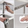 Commercial Stainless Steel Table for Prep & Work, 60 x 24 in Kitchen Food Prep Table with Adjustable Under Shelf and Hooks, for Warehouse,Garage - 4 of 4