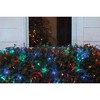 Northlight 150ct Wide Angle LED  Net Lights Multi-Color - 4' x 6' Green Wire - image 3 of 4