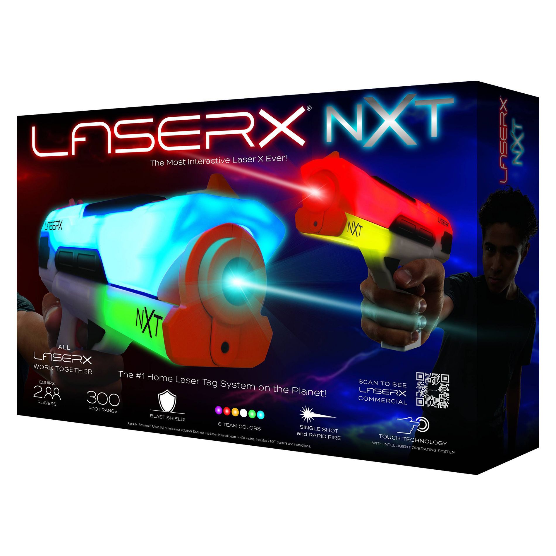 Laser X Max 2 Player 300 Range Toy Blaster