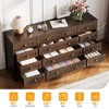 Jojoka 12 Drawer Dresser with Storage, Wide Wood TV Stand and Cabinet for Bedroom or Living Room, Holds up to 65 Inch TV - 4 of 4