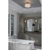 Progress Lighting Bonita 1-Light Wall Sconce, Brushed Nickel, Summer Linen Shade - 4 of 4