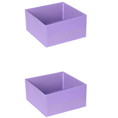 REGALWOVEN Fabric Reinforced Storage Bin for Organizing Clothes Books 2 Pcs