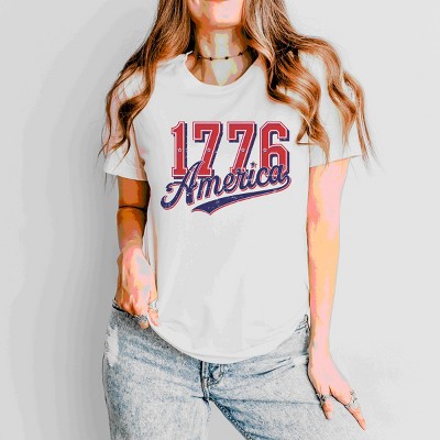 Simply Sage Market Coquette America Arched Short Sleeve Tee