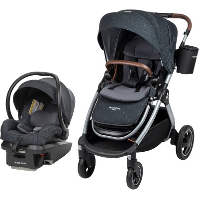 Maxi-Cosi Adorra All-in-One Travel System in Pure Cosi - Sonar Gray