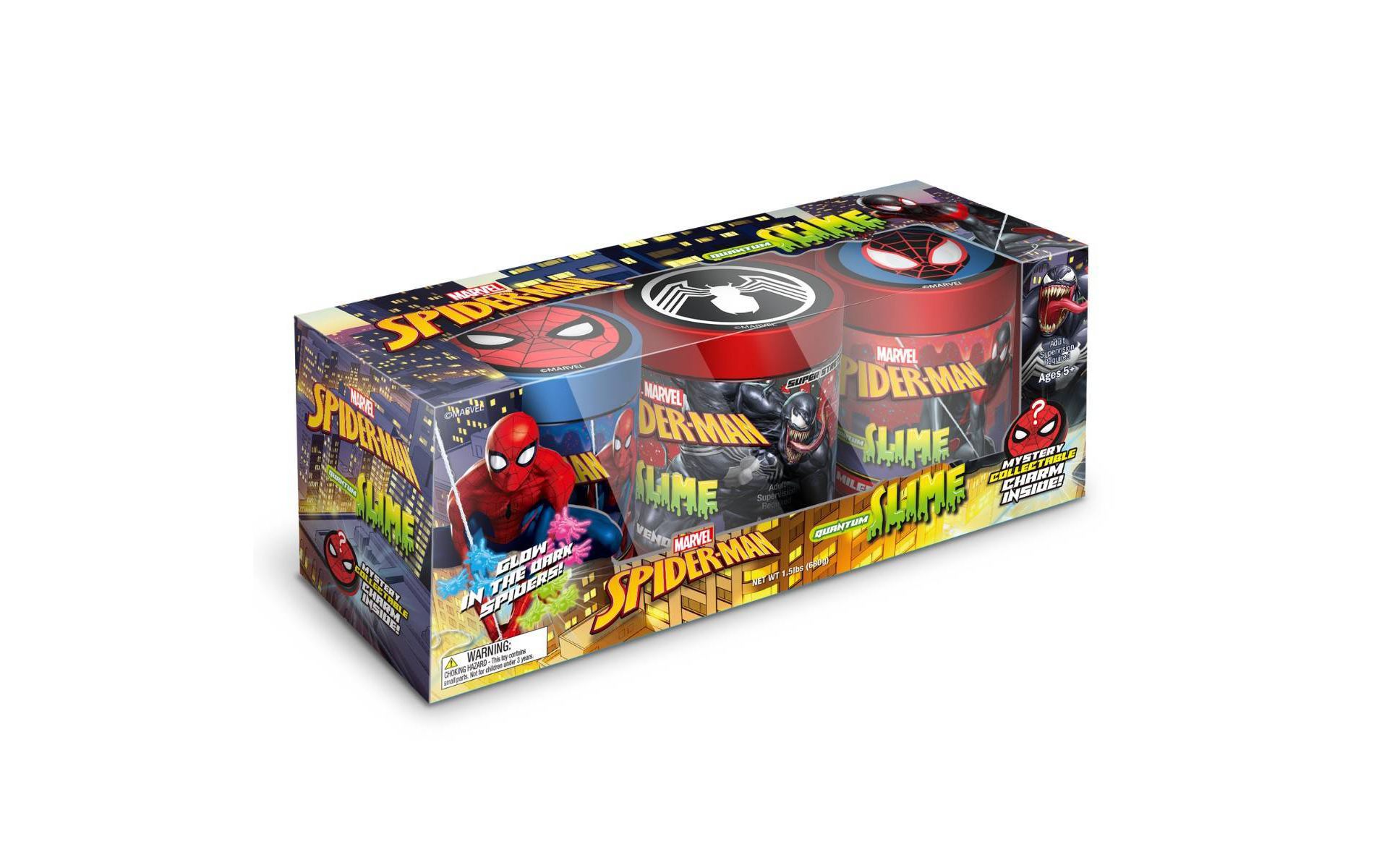 Marvel Super Stretchy Slime - 3pk