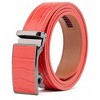 Braveman | Men's Genuine Leather Crocodile Design Dress Belt with Automatic Buckle - 2 of 2
