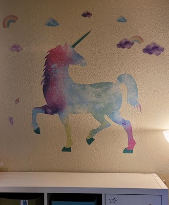 Rainbow Unicorn Wall Decal  Large Unicorn Wall Sticker – My Wonderful Walls