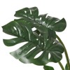 Maggift Artificial Plant Artificial Monstera Tree Indoor Faux Fake Floor Greenery Potted Real Touch Decorative Green Leaves, Green, 30"*30"*47" - 4 of 4