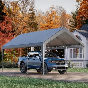 EROMMY Carports 12X20 Heavy Duty(Sidewalls Only) - 1 of 4