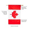 Evergreen Flag Canada House Applique Flag - 3 of 4