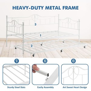Twin Bed with Trundle - 1 of 4