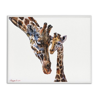 Stupell Industries Baby Giraffe Animal Watercolor, 20" x 16"