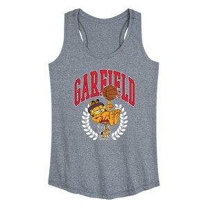 Women's - Garfield - Basketball Graphic Racerback Tank - 1 of 4