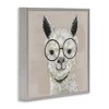Stupell Industries Happy Alpaca Glasses Portrait, 24" x 24" - 3 of 4