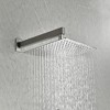 SEVOBAL Shower Faucets, Square Rain Shower Head with Handheld Showerhead and Hose for Complete Bathroom Shower System, Silver, 17.3"*14.2"*7.1" - 2 of 4