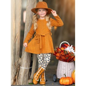 Golden Daisy Girls Top and Legging Set Mia Belle Girls - 1 of 4