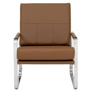 Allure Modern Blended Leather Accent Arm Chair - Studio Designs Home - 1 of 4