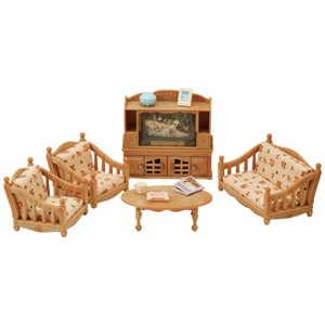 Calico Critters Comfy Living Room Set, Dollhouse Furniture and Accessories - 1 of 4