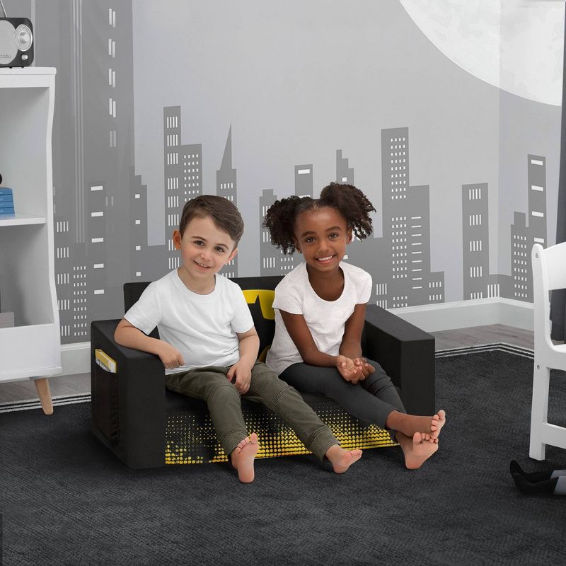 Delta Children Kids&#39; Batman Cozee 2-in-1 Convertible Flip-Out Sofa, 3 of 12