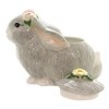 Tabletop 8.25" Sweet Bunny Cookie / Treat Jar Easter Floral Biscuit Candy Certified International  -  Food Storage Containers - image 2 of 3