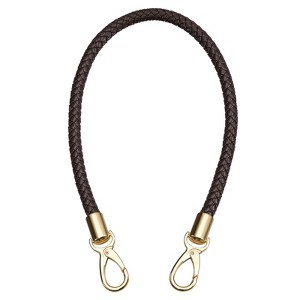 Unique Bargains PU Braided Soft Waterproof Women's Handbag Leather Purse Strap - 1 of 4