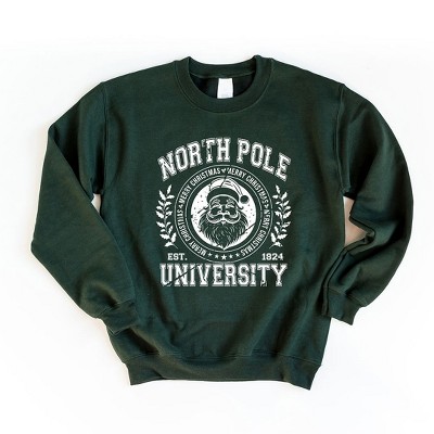 Simply Sage Market Women's Graphic Sweatshirt North Pole University Distressed