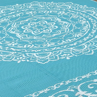 light blue/white