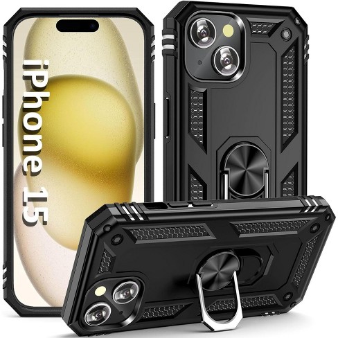 Entronix Apple iPhone 15 Case - Guard Ring Holder, Dual Layer Protection - image 1 of 4