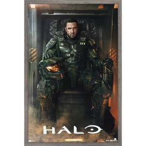 Trends International Halo: Season 2 - Master Chief One Sheet Framed Wall Poster Prints - 1 of 4