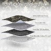 Thin Foldable Non-Slip Area Rug with Washable Retro Vintage Print, Indoor Carpet for Living Room, Dining Room, Office, Bedroom, Kitchen - 4 of 4