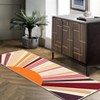 Colorful Machine Washable Area Rug, Non-Slip Indoor Carpet for Living Room, Bedroom, Modern Minimalist Front Door Mat with Sun Accent Design. - 2 of 4