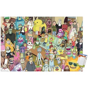 Trends International Rick And Morty - Group Unframed Wall Poster Prints - 1 of 4