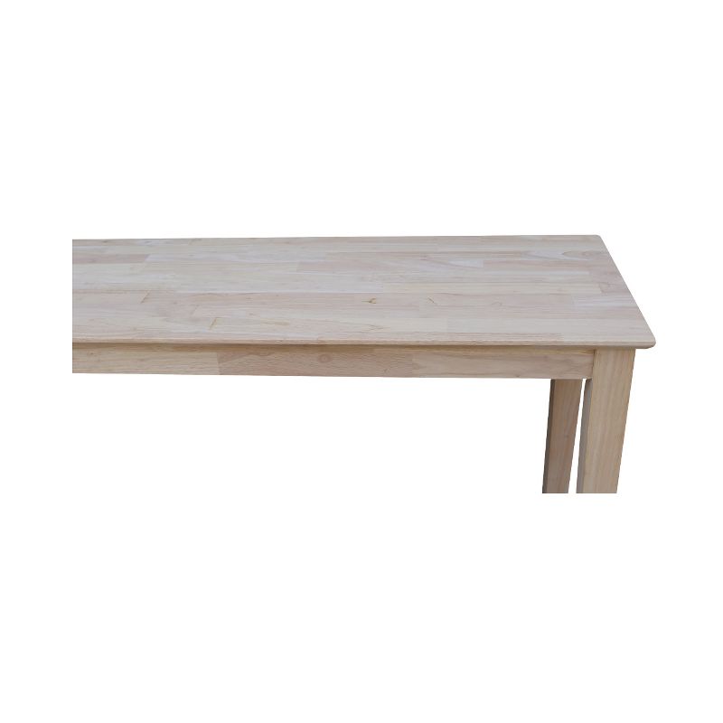 Shaker Table Unfinished - International Concepts, 6 of 12