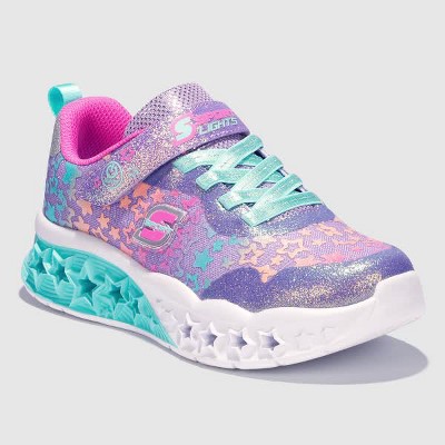 S Sport By Skechers Girls Kortney Star Print Sneakers Lavender