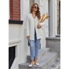 Snuggle Sac Women’s Open Front Cardigan with Pockets Soft Long Sleeve Knit Sweater for All Seasons - 3 of 4