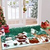 Santa Claus Print Christmas Rug - Festive Non-Slip Machine Washable Area Rug, Soft Holiday Design for Living Room - 2 of 4