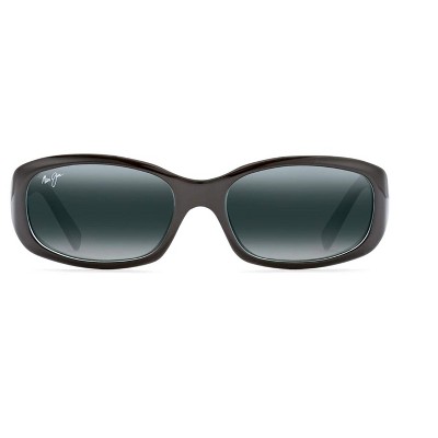 Maui Jim Punchbowl Rectangular Sunglasses - Gray lenses with Black frame