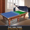 Dexmalle 7*4ft Blue Foldable & Portable Table Tennis Table Top for Indoor Games - 4 of 4