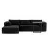 TIRAMISUBEST 112" Modular L Shape Sectional Sofa with Free Side Table Wrinkle-resistant Boucle Fabric Couch with Chaise - 4 of 4
