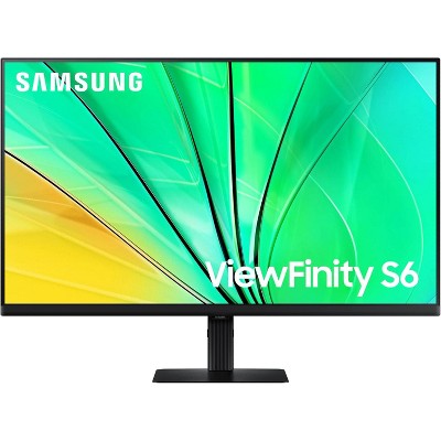 Manufacturer Refurbished SAMSUNG 32" ViewFinity S6 (S60D) Series QHD High Resolution Computer Monitor, Black