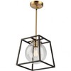 Artcraft Lighting Bridgetown 1 - Light Pendant in  Black/Harvest Brass - 4 of 4