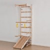 Wooden Play Gym , Jungle Gym with Slides,Swing,Climbing Wall,Pull-up Bar for Toddlers, Indoor Playground for Kids, Boys Girls Gift - 3 of 4