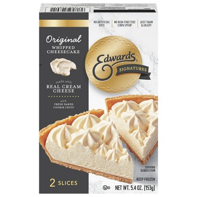 Edwards Singles Frozen Desserts Original Whipped Cheesecake Slices -  5.4oz/2ct