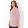 Catherines Women's Plus Size Impossibly Soft Cowlneck Top - 4 of 4