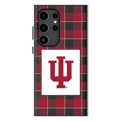 Keyscaper NCAA Big Ten Universities Plaid MagSafe Compatible Cell Phone Case for Samsung Galaxy