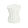 Christopher Knight Home Sadie Outdoor Modern Lightweight Concrete Round Side Table, Antique White - 4 of 4
